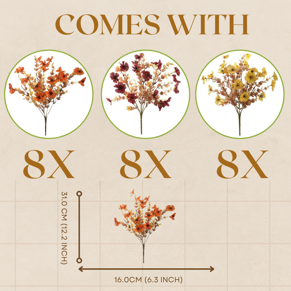 Artificial Flowers (Fall Themed)