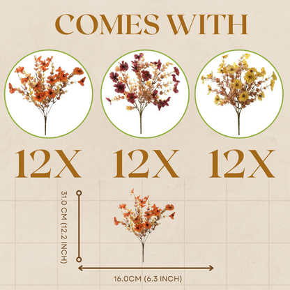 Fall Artificial Flowers - Baby Care Shop