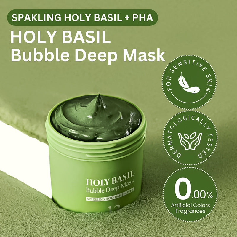 Holy Basil Bubble Deep Mask